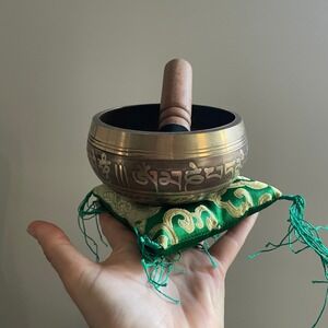 Chakra Healing Bowl‎ Gift Set Tibetan Meditation Singing Sounds Holistic Yoga